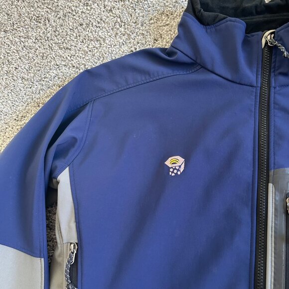 Mountain Hardwear Mens XL Jacket Blue & Gray Windproof Water-Resistant - Picture 3 of 15